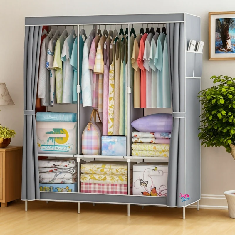 Clóset Ropero Armario Armable Organizador de Ropa 3 Puertas