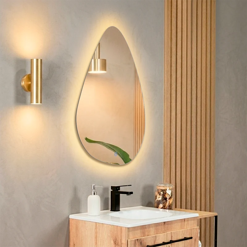 Espejo Irregular Altea, Diseño Moderno + LED + Touch