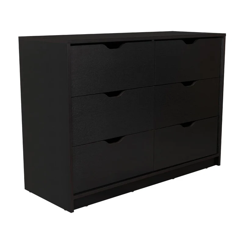 Organizador Brasilia, Wengue, con Cuatro Cajones Multiusos Deslizables