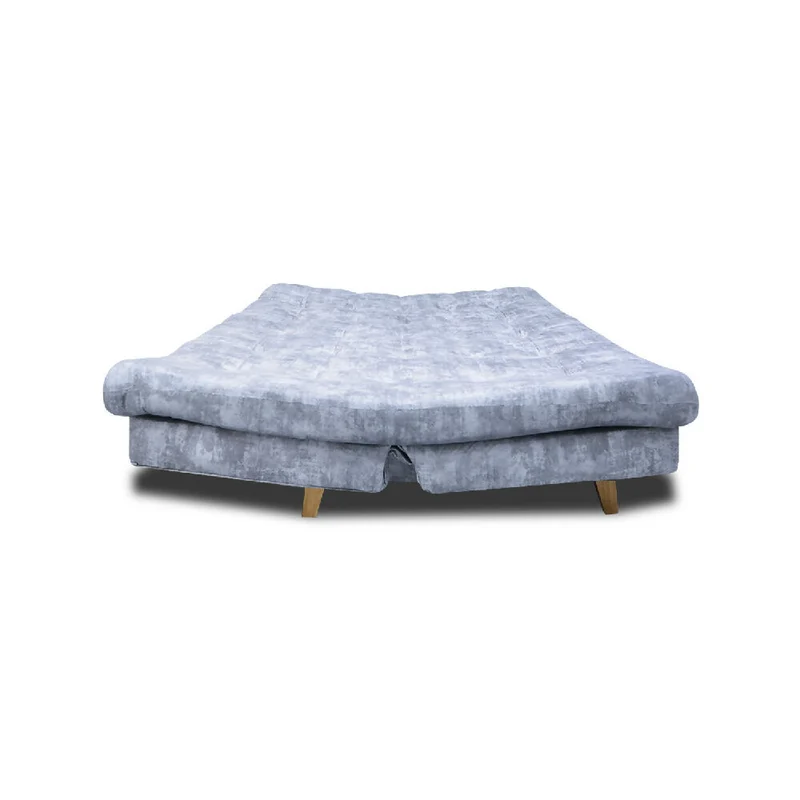 Sofá Cama Kuster Clic Clac 3 Posiciones Tela Amigable con Mascotas 185X90X80 Hielo