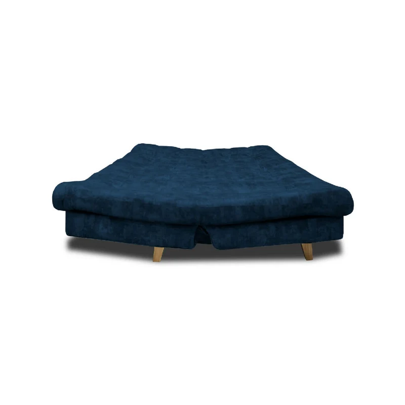 Sofá Cama Kuster Clic Clac 3 Posiciones Tela Amigable con Mascotas 185X90X80 Azul Petróleo