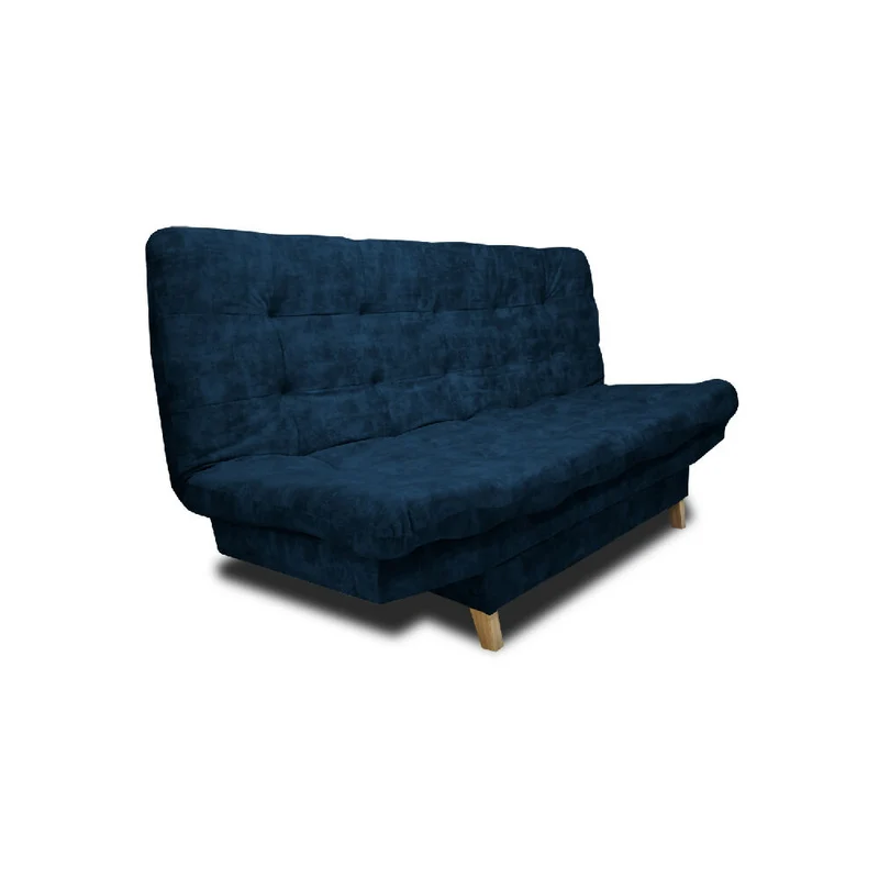 Sofá Cama Kuster Clic Clac 3 Posiciones Tela Amigable con Mascotas 185X90X80 Azul Petróleo