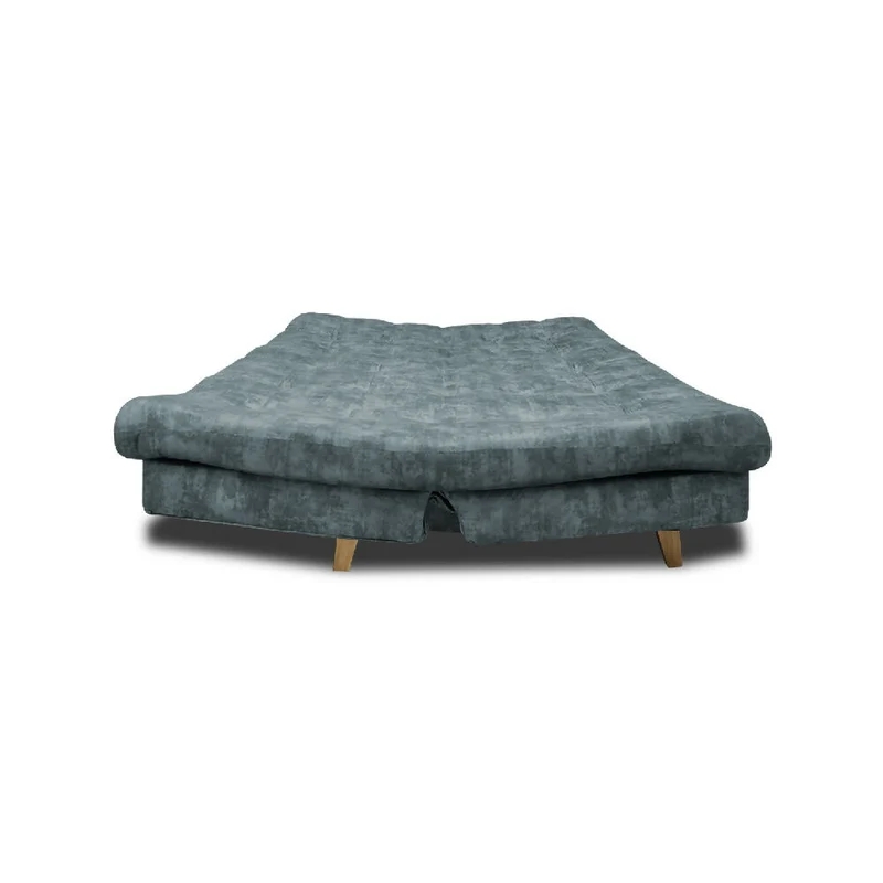 Sofá Cama Kuster Clic Clac 3 Posiciones Tela Amigable con Mascotas 185X90X80 Acero