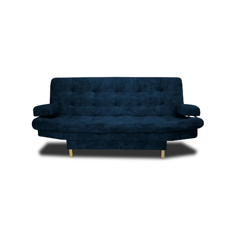 Sofá Cama Blum Clic Clac 3 Posiciones Tela Amigable con Mascotas 185X90X80 Azul Petróleo