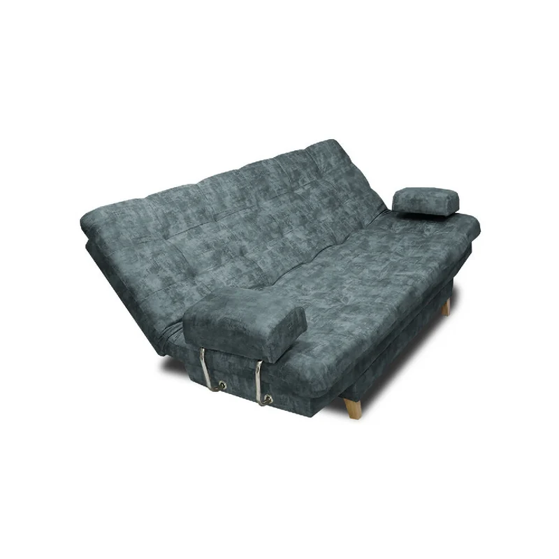 Sofá Cama Blum Clic Clac 3 Posiciones Tela Amigable con Mascotas 185X90X80 Acero