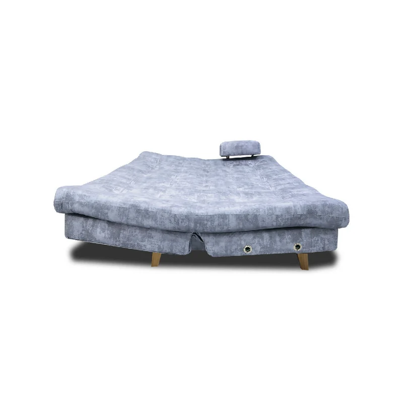 Sofá Cama Blum Clic Clac 3 Posiciones Tela Amigable con las Mascotas 185X90X80 Hielo