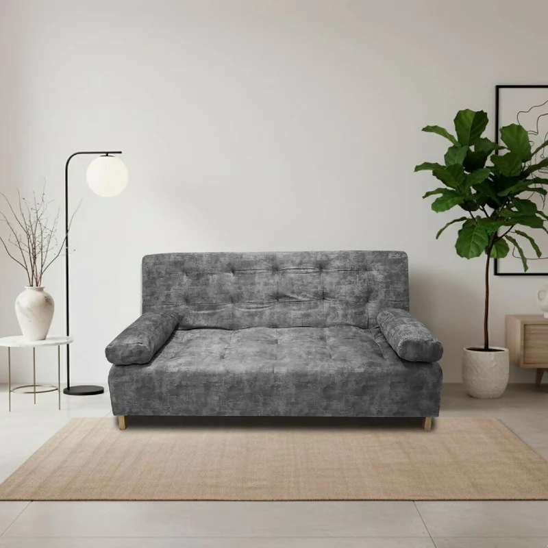 Sofá Cama Seiler Tela Amigable con Mascotas 180X94X80 cm Gris