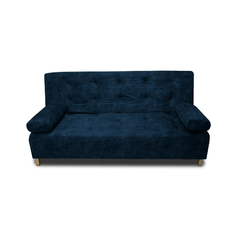Sofá Cama Seiler en Tela Amigable con Mascotas 180X94X80 cm Azul Petróleo