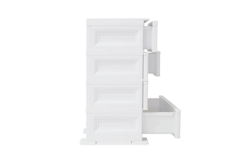 Mueble Organizador Elegance Dalí, Blanco Perla, con Gran Capacidad de Almacenamiento