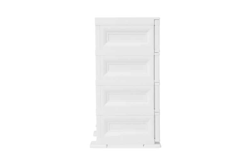 Mueble Organizador Elegance Dalí, Blanco Perla, con Gran Capacidad de Almacenamiento