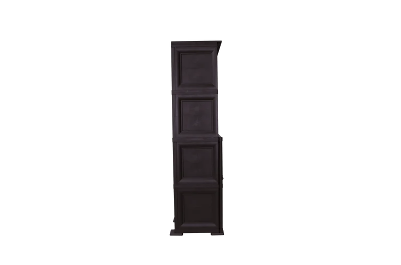 Mueble Organizador Elegance Rattan Monet, Wengue, con Dos Puertas Batientes