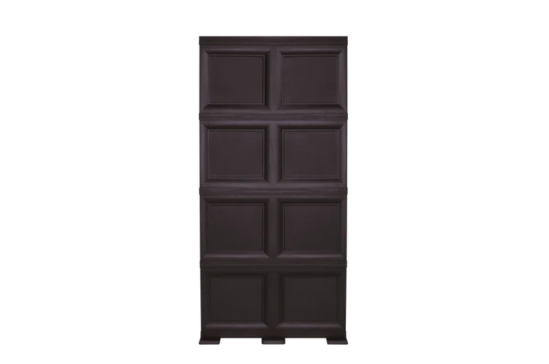 Mueble Organizador Elegance Liso Monet, Wengue, con Dos Puertas Batientes