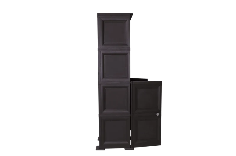 Mueble Organizador Elegance Liso Monet, Wengue, con Dos Puertas Batientes