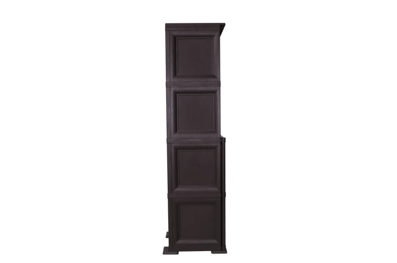 Mueble Organizador Elegance Liso Monet, Wengue, con Dos Puertas Batientes
