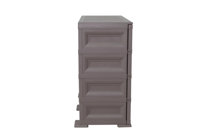 Mueble Organizador Elegance Van Gogh, Cocoa, con Ocho Cajones Deslizables