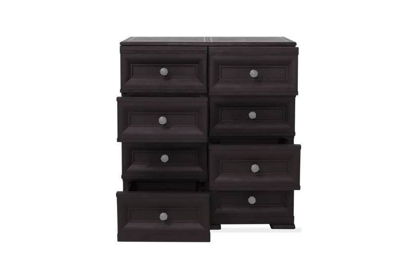 Mueble Organizador Elegance Van Gogh, Wengue, con Ocho Cajones Deslizables