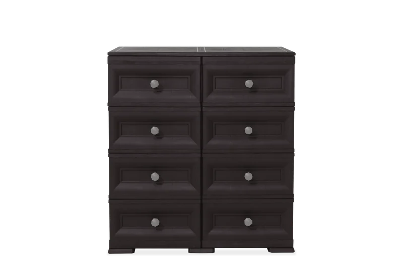 Mueble Organizador Elegance Van Gogh, Wengue, con Ocho Cajones Deslizables