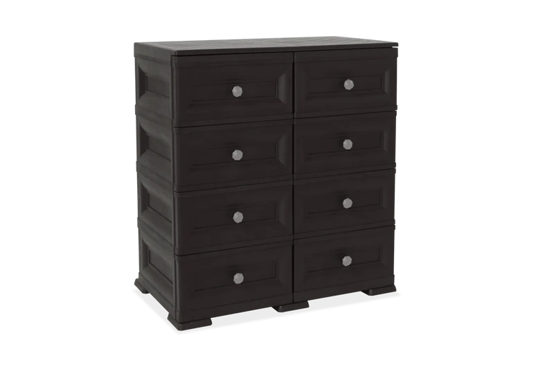 Mueble Organizador Elegance Van Gogh, Wengue, con Ocho Cajones Deslizables