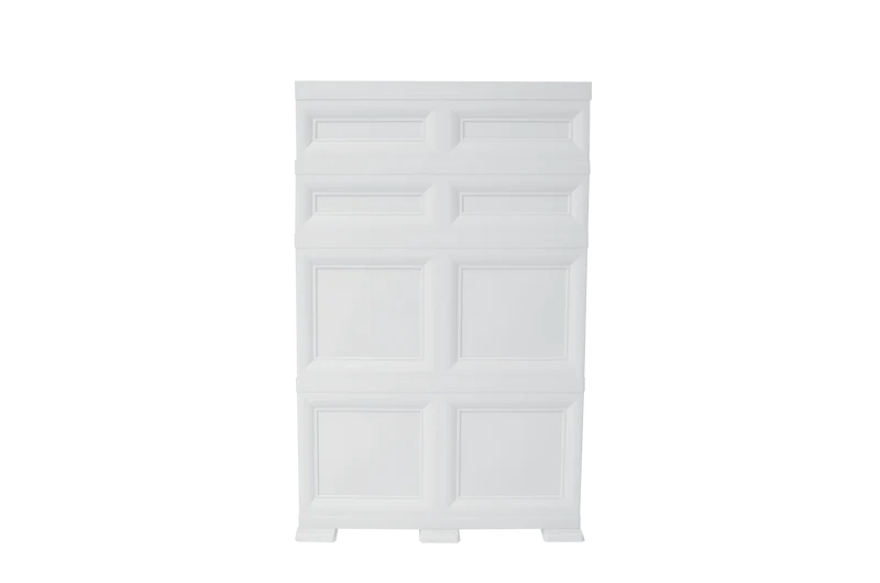 Mueble Organizador Elegance Picasso, Blanco Perla, con Tres Cajones Deslizables