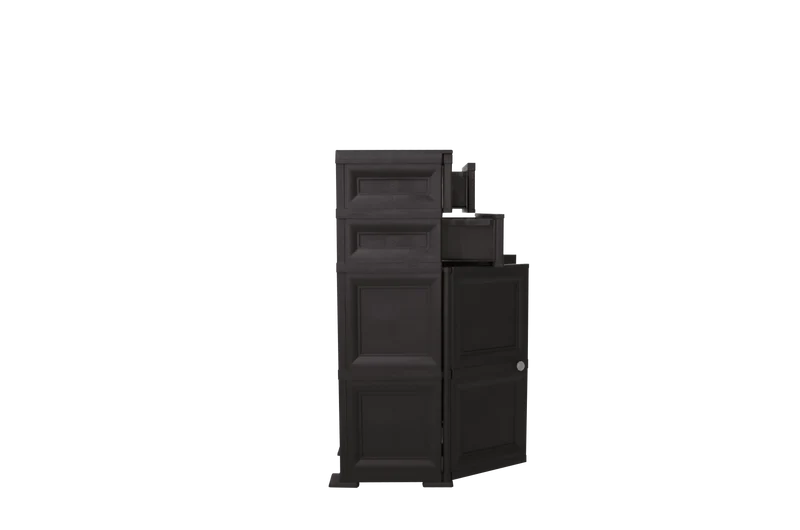 Mueble Organizador Elegance Picasso, Wengue, con Tres Cajones Deslizables