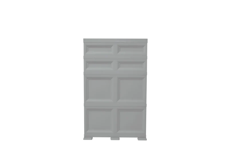 Mueble Organizador Elegance Picasso, Gris, con Tres Cajones Deslizables