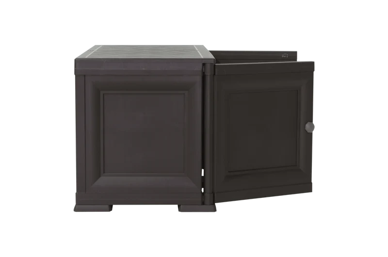 Mueble Organizador Elegance Liso Goya, Wengue, con Dos Puertas Batientes