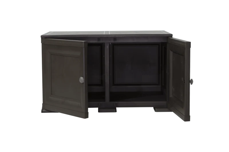 Mueble Organizador Elegance Liso Goya, Wengue, con Dos Puertas Batientes