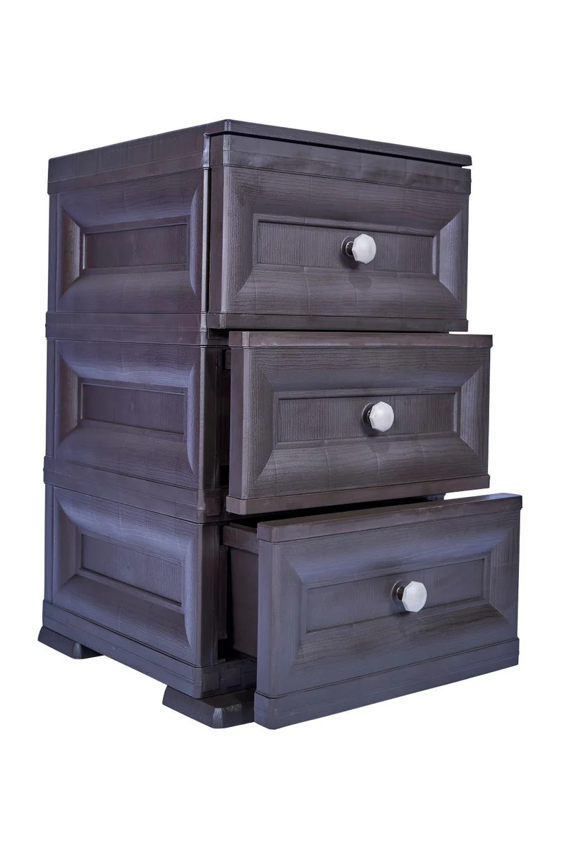 Mueble Organizador Elegance Matisse, Wengue, con Tres Cajones Deslizables