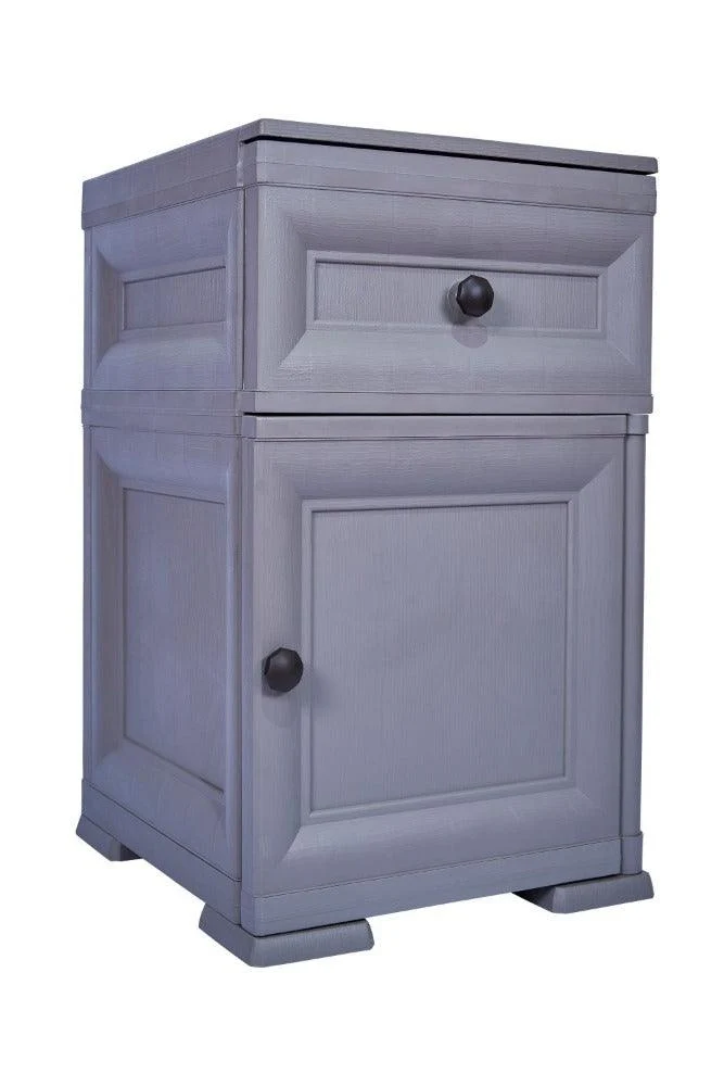 Mueble Organizador Elegance Tiziano, Avellana, con Dos Cajones Deslizables