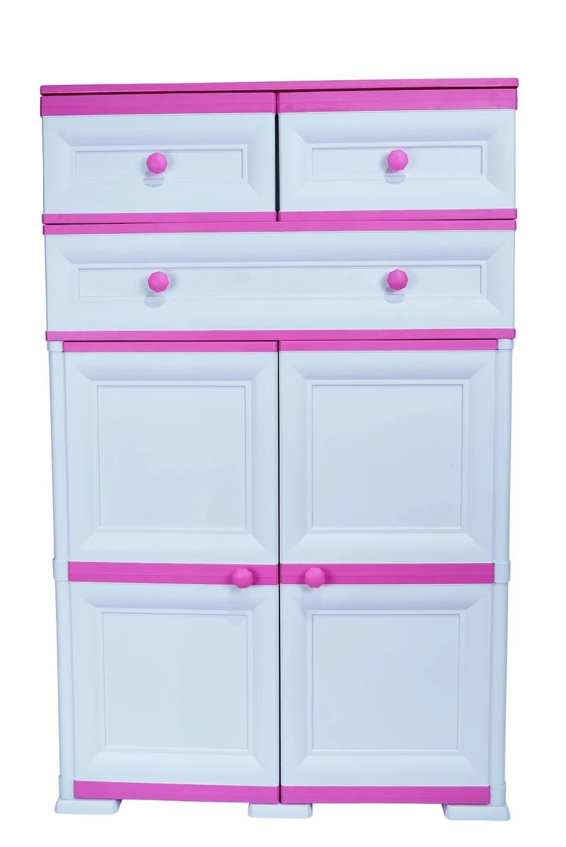 Mueble Organizador Elegance Picasso, Infantil Fucsia, con Tres Cajones Deslizable