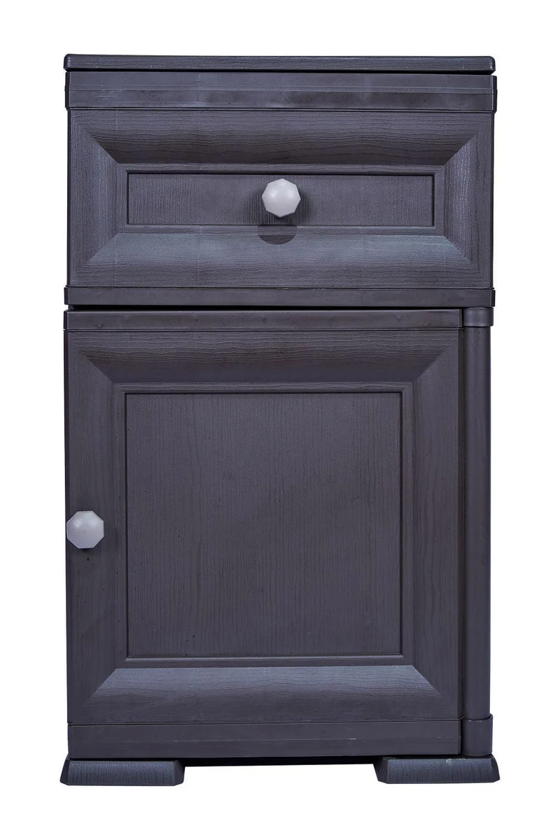 Mueble Organizador Elegance Tiziano, Wengue, con Dos Cajones Deslizables