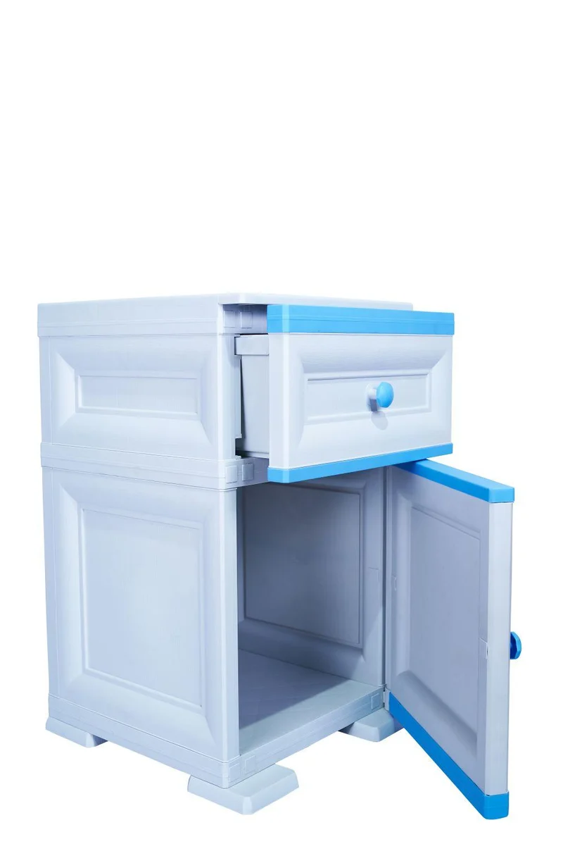 Mueble Organizador Elegance Tiziano, Infantil Azul, con Dos Cajones Deslizables