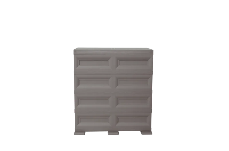 Mueble Organizador Elegance Dalí, Cocoa, con Seis Cajones Deslizables