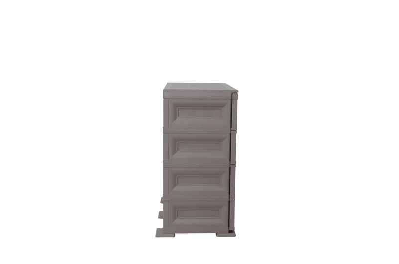 Mueble Organizador Elegance Dalí, Cocoa, con Seis Cajones Deslizables