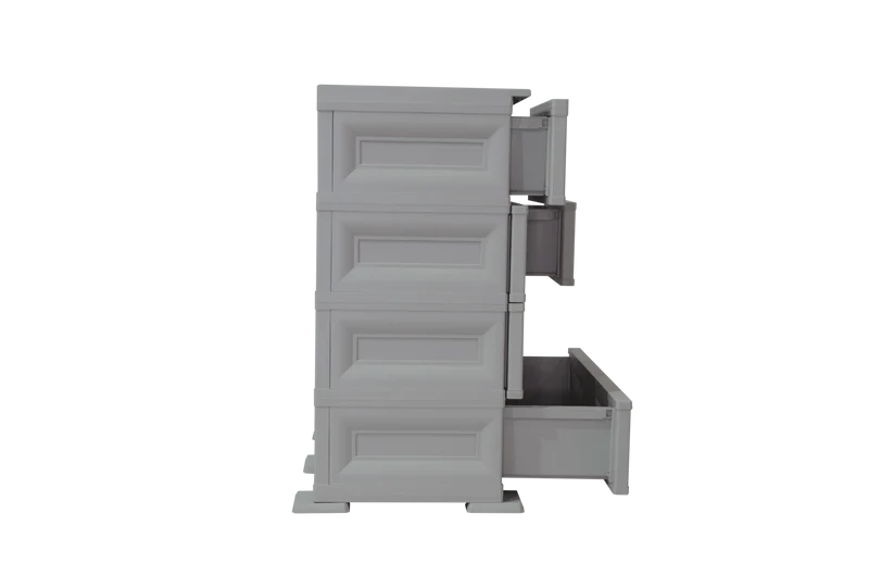 Mueble Organizador Elegance Dalí, Gris, con Seis Cajones Deslizables