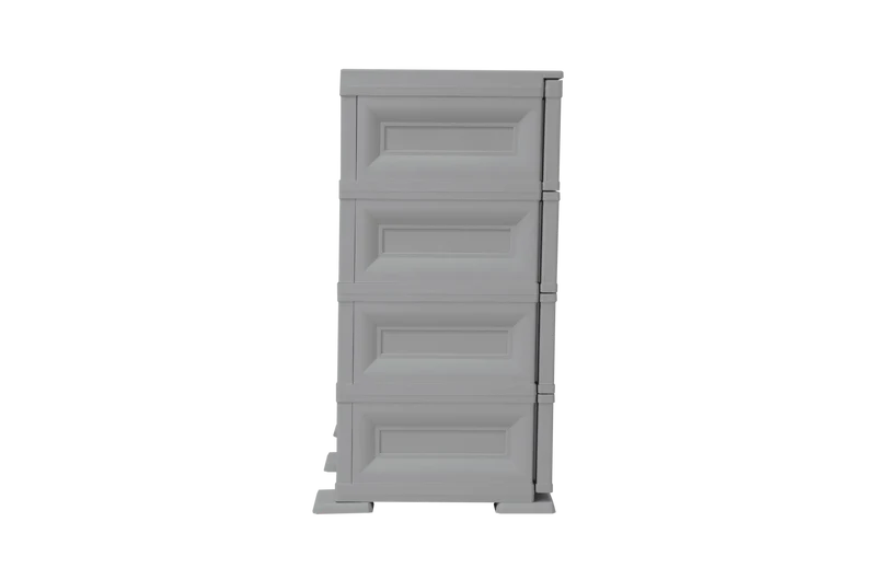 Mueble Organizador Elegance Dalí, Gris, con Seis Cajones Deslizables