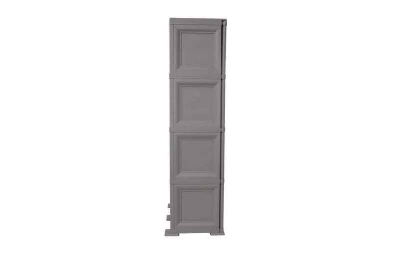 Mueble Organizador Elegance Liso Da Vinci, Cocoa, con Cuatro Puertas Batientes