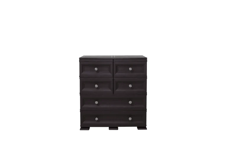 Mueble Organizador Elegance Dalí, Wengue, con Seis Cajones Deslizables