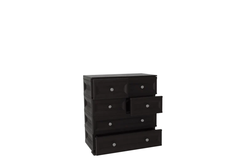 Mueble Organizador Elegance Dalí, Wengue, con Seis Cajones Deslizables