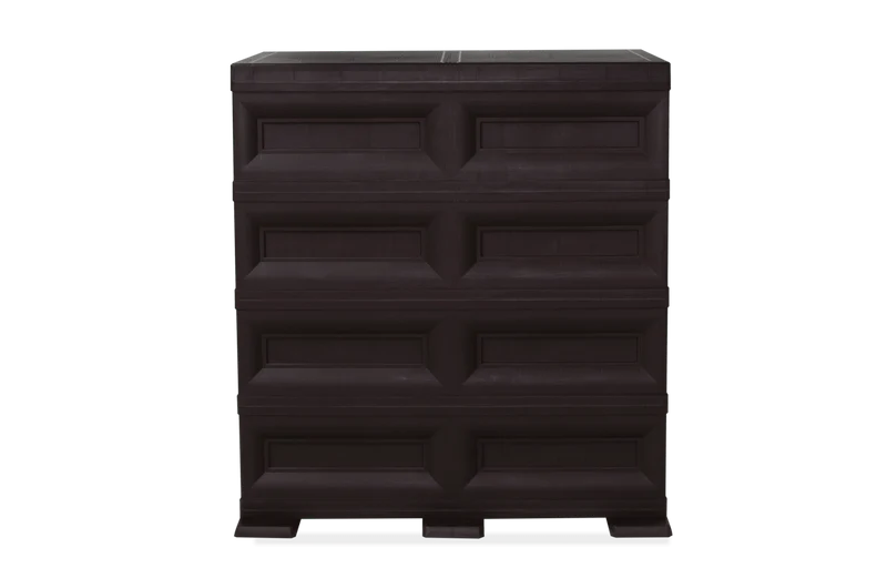 Mueble Organizador Elegance Dalí, Wengue, con Seis Cajones Deslizables