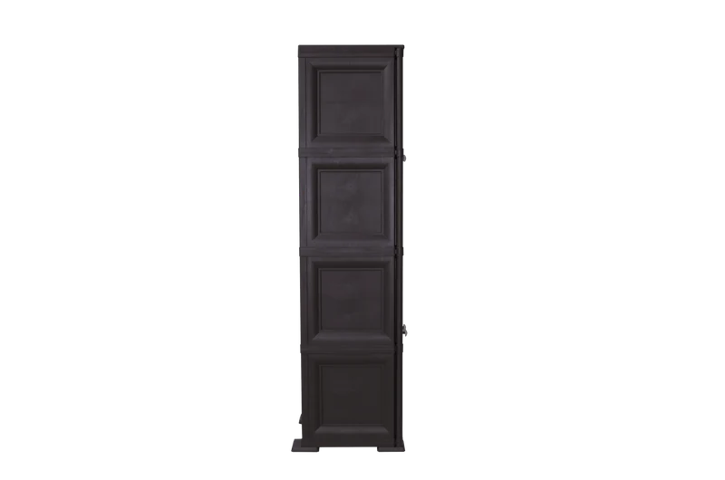 Mueble Organizador Elegance Liso Da Vinci, Wengue, con Cuatro Puertas Batientes