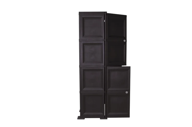 Mueble Organizador Elegance Liso Da Vinci, Wengue, con Cuatro Puertas Batientes