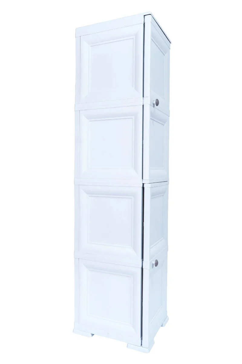 Mueble Organizador Elegance Donatello, Liso Blanco Marqueza, con Dos Puertas Batientes
