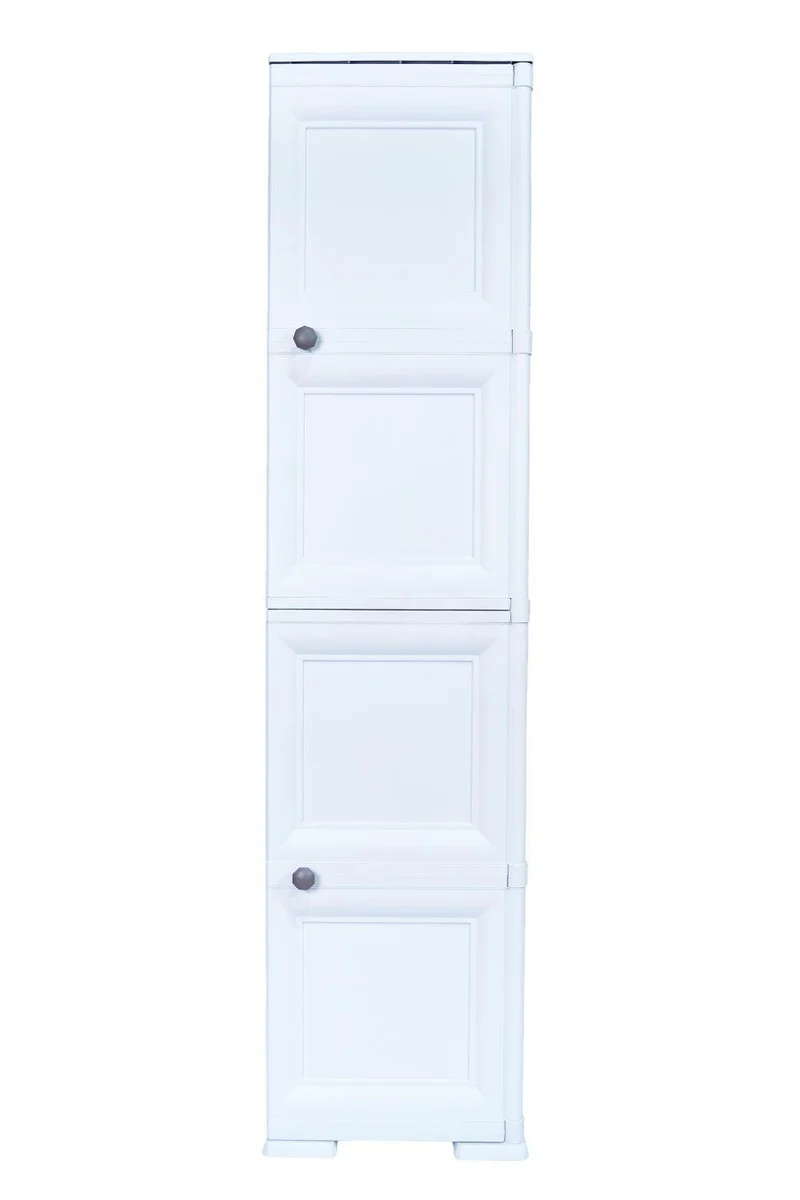 Mueble Organizador Elegance Donatello, Liso Blanco Marqueza, con Dos Puertas Batientes