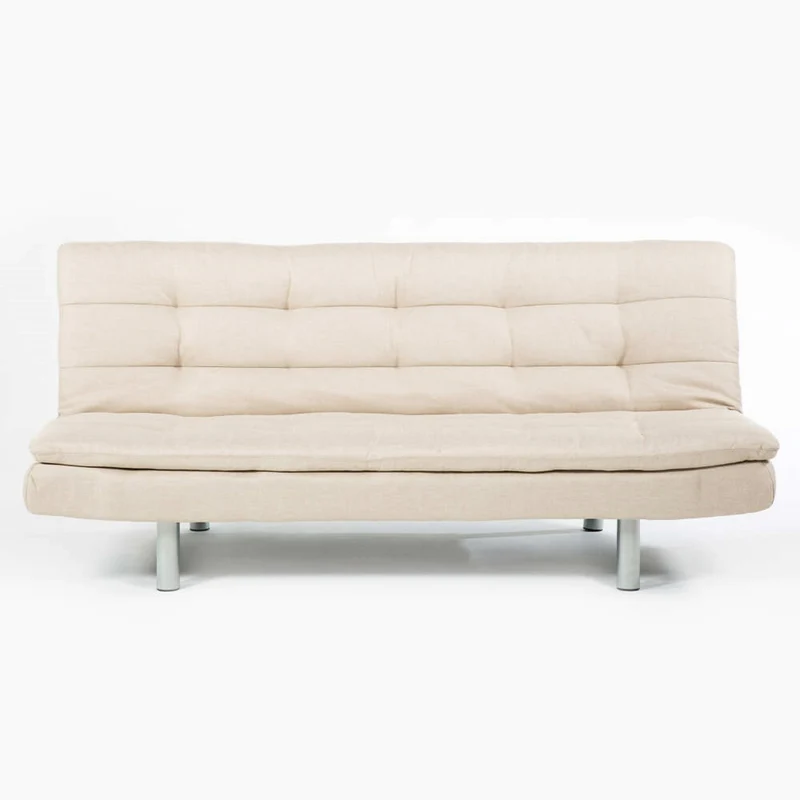 Sofá Cama Sierra 3 Puestos Tela Beige