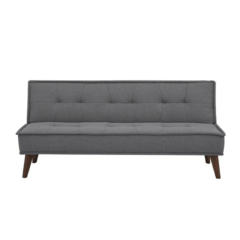 Sofá Cama Otto 3 Puestos Tela Gris