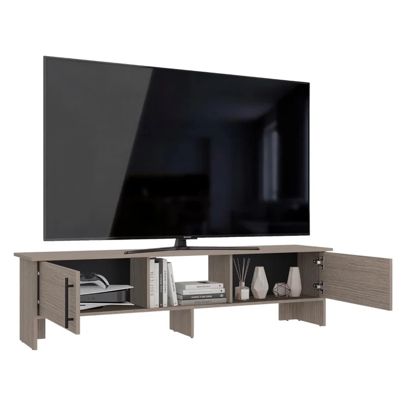 Mesa Para Tv Dago, Positano, Para Televisor de Hasta 65 Pulgadas con dos puertas ZF