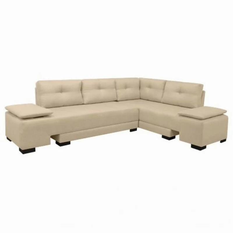 Sala Cama Sterimberg en Tela Antifluidos Beige- Amoblando