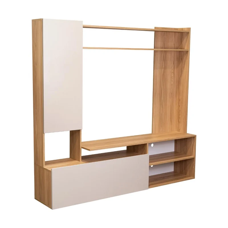 Mesa para TV Nocli, Fresno Europeo y Capri, para Televisor hasta 60 Pulgadas