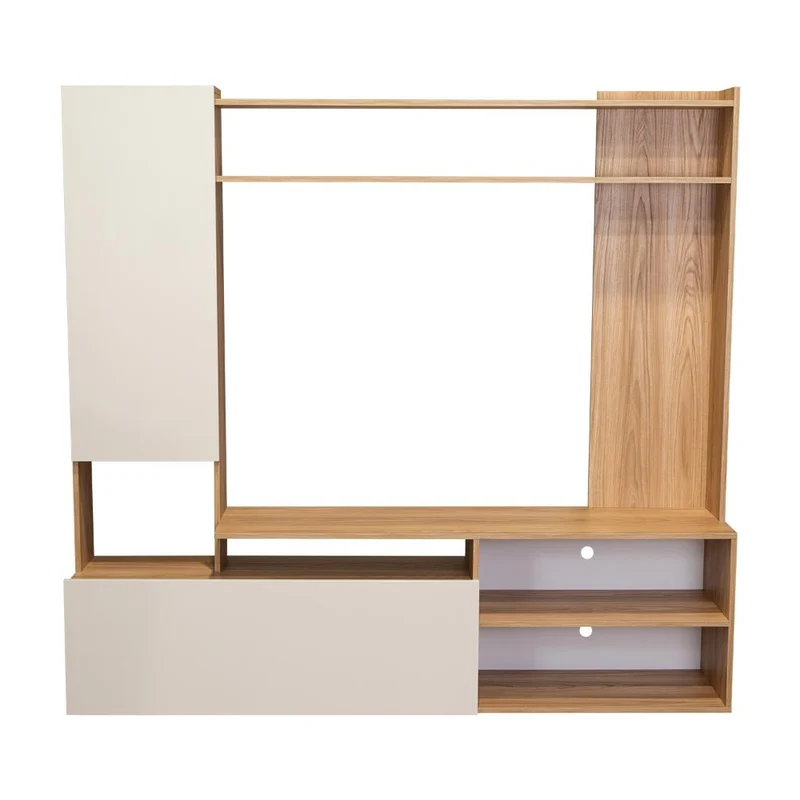 Mesa para TV Nocli, Fresno Europeo y Capri, para Televisor hasta 60 Pulgadas